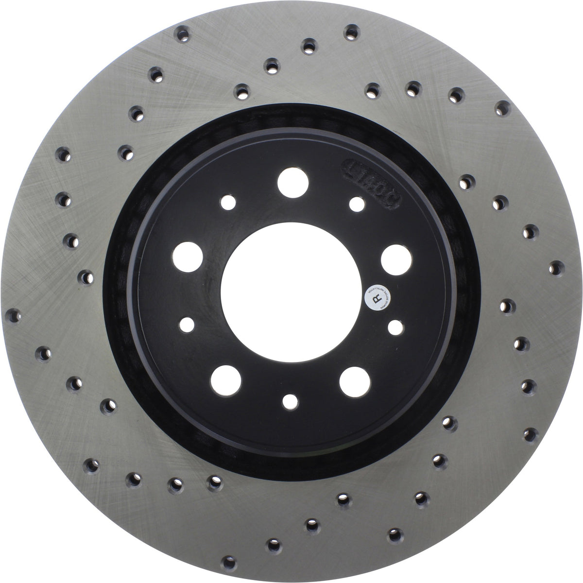 StopTech Sport Cryo Cross Drilled Brake Rotor; Front Right