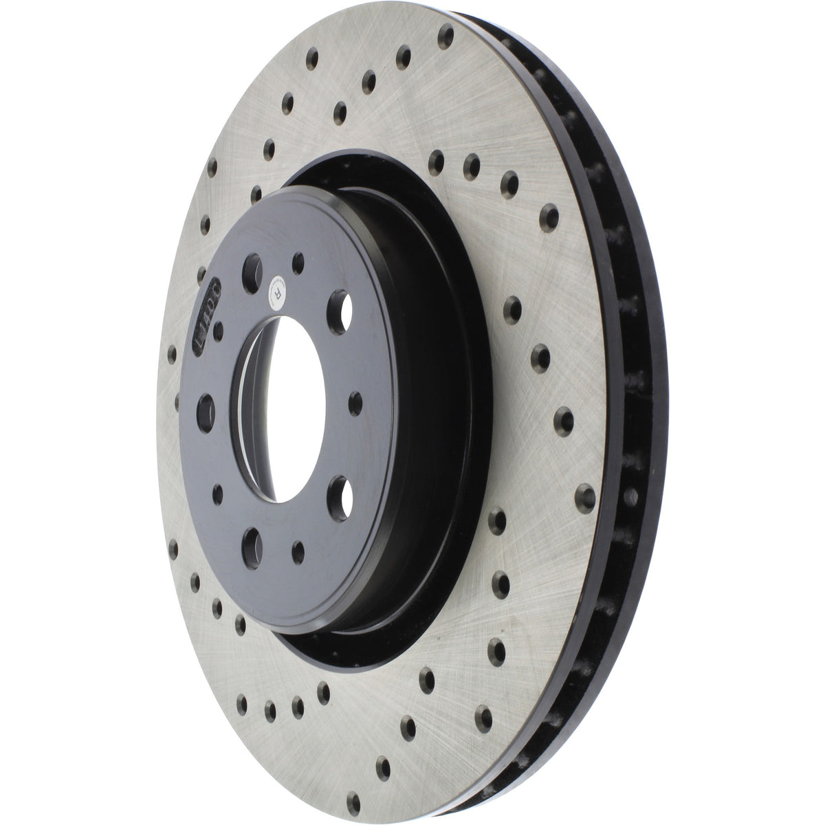 StopTech Sport Cryo Cross Drilled Brake Rotor; Front Right