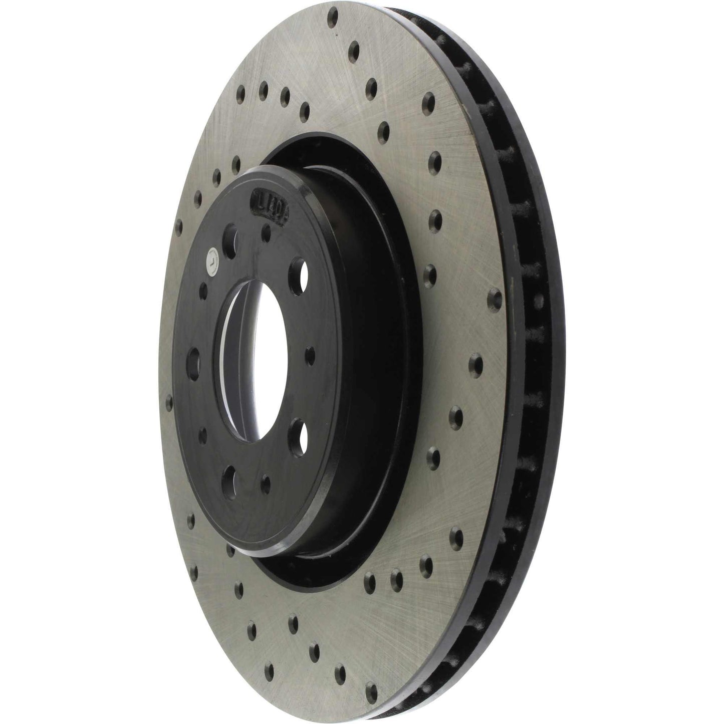 StopTech Sport Cryo Cross Drilled Brake Rotor; Rear Left