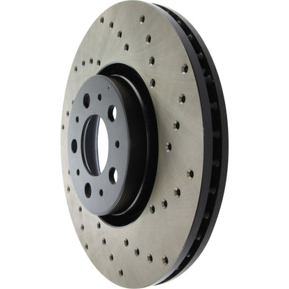 StopTech  Sport Cryo Cross Drilled Brake Rotor; Front Left