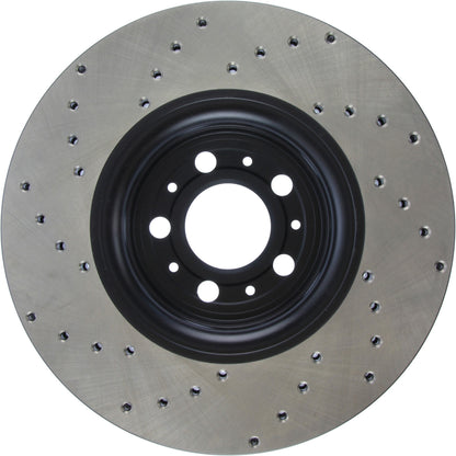 StopTech Sport Cryo Cross Drilled Brake Rotor; Front Left