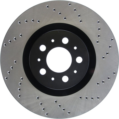 StopTech Sport Cryo Cross Drilled Brake Rotor; Rear Left
