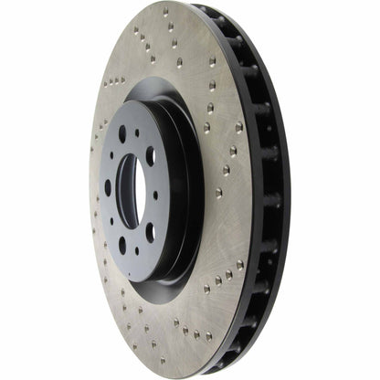 StopTech Sport Cryo Cross Drilled Brake Rotor; Rear Left