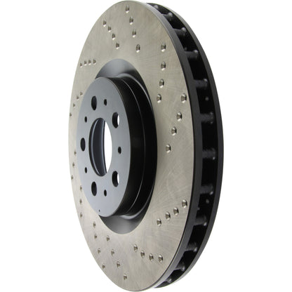 StopTech Sport Cryo Cross Drilled Brake Rotor; Rear Left