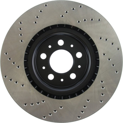 StopTech Sport Cryo Cross Drilled Brake Rotor; Front Left