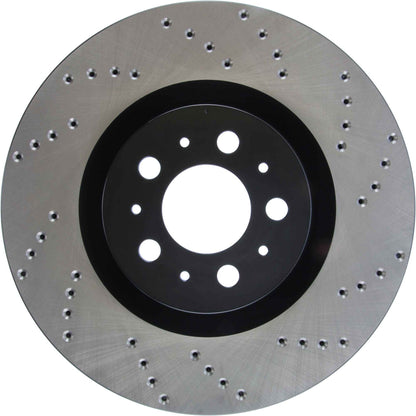 StopTech Sport Cryo Cross Drilled Brake Rotor; Front Left