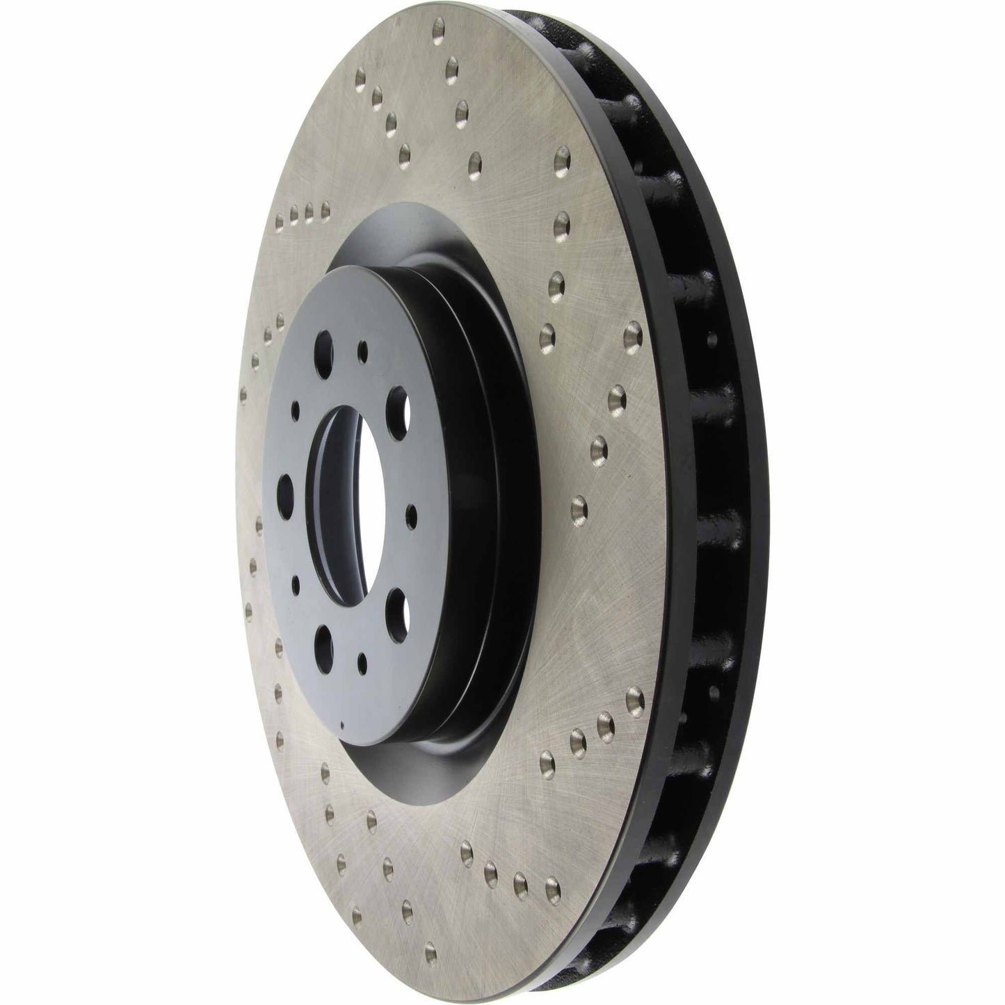 StopTech Sport Cryo Cross Drilled Brake Rotor; Front Left
