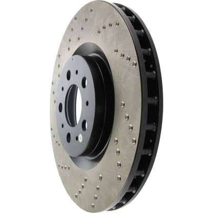 StopTech Sport Cryo Cross Drilled Brake Rotor; Front Right