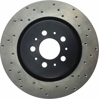 StopTech  Sport Cryo Cross Drilled Brake Rotor; Rear Left