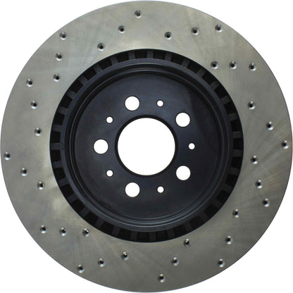 StopTech Sport Cryo Cross Drilled Brake Rotor; Front Left