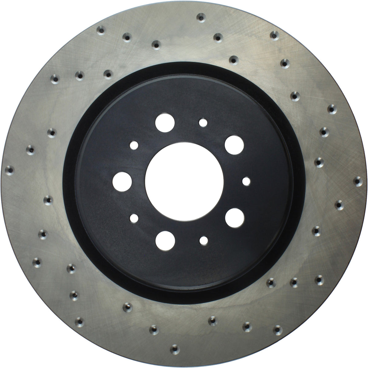 StopTech Sport Cryo Cross Drilled Brake Rotor; Front Left