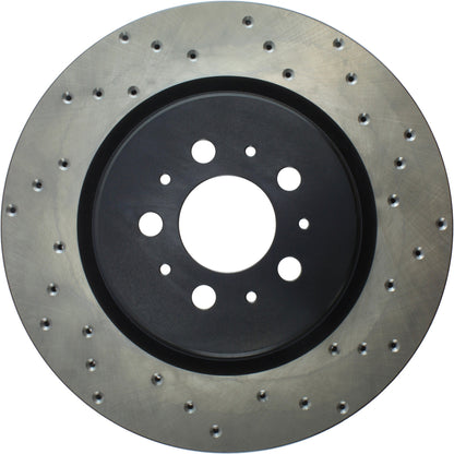 StopTech Sport Cryo Cross Drilled Brake Rotor; Front Left