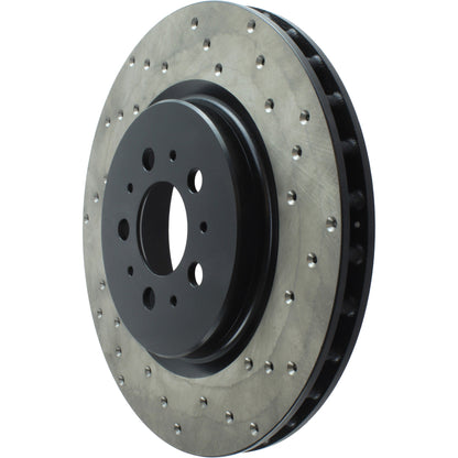StopTech Sport Cryo Cross Drilled Brake Rotor; Front Left