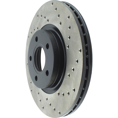 StopTech  Sport Cryo Cross Drilled Brake Rotor; Rear Left