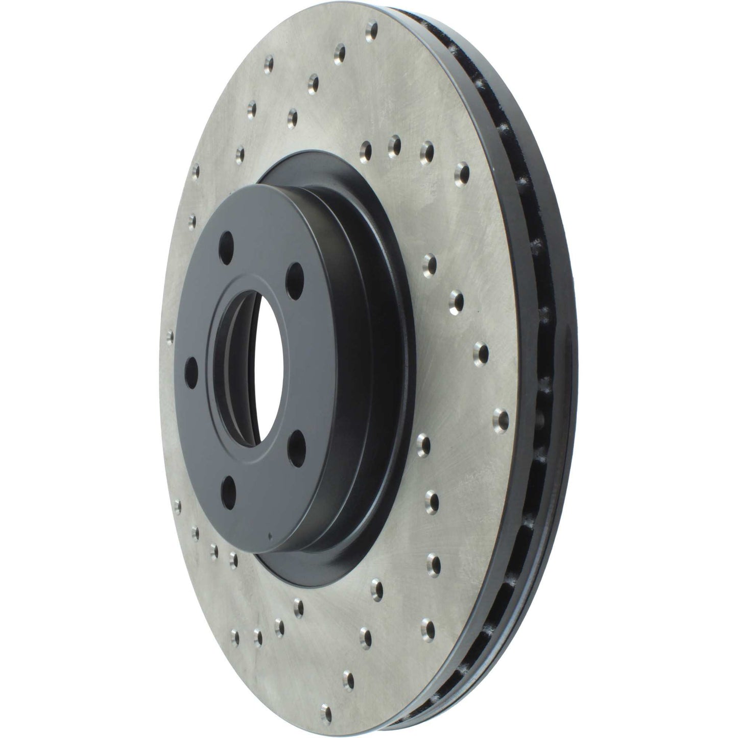 StopTech Sport Cryo Cross Drilled Brake Rotor; Rear Right