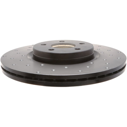 StopTech Sport Cryo Cross Drilled Brake Rotor; Front Left