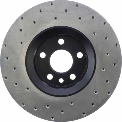 StopTech Sport Cryo Cross Drilled Brake Rotor; Front Right