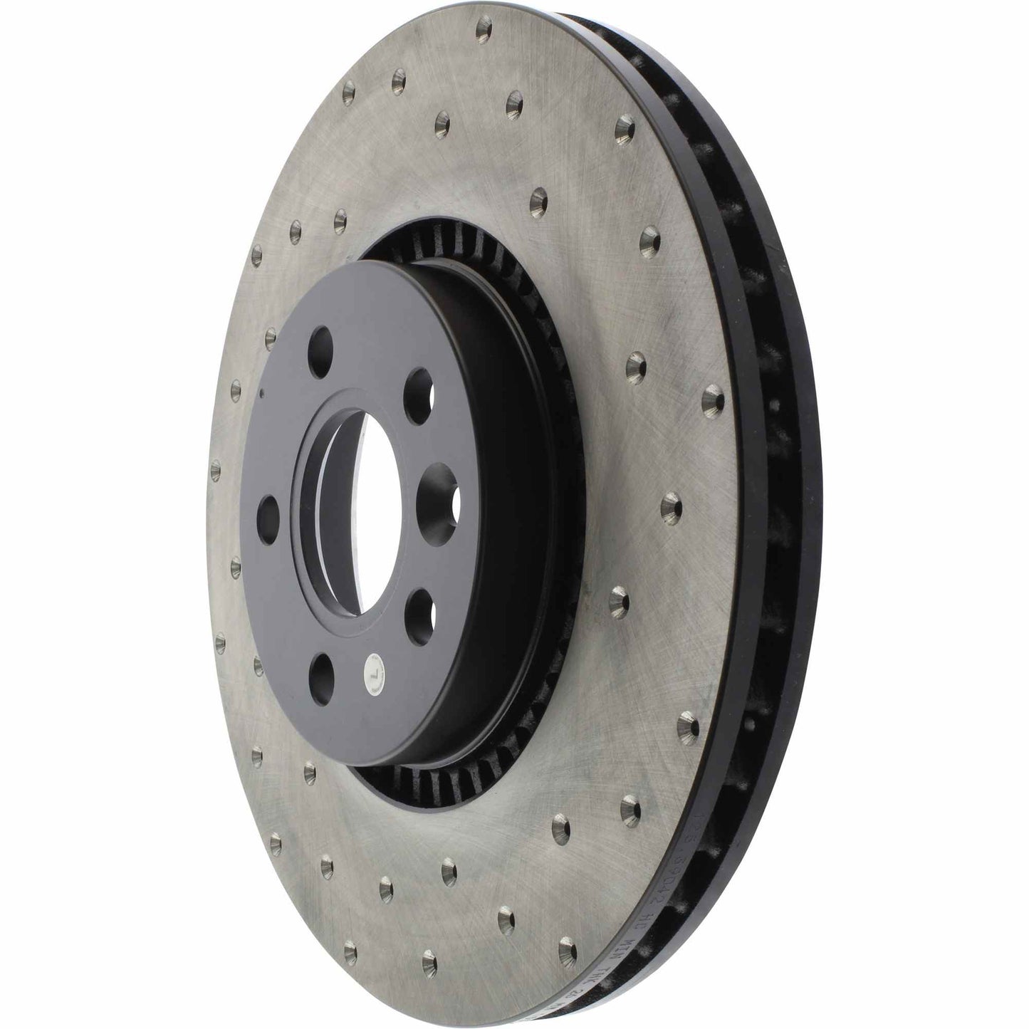 StopTech Sport Cryo Cross Drilled Brake Rotor; Front Right