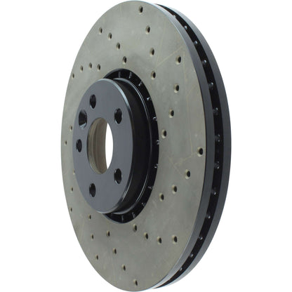 StopTech Sport Cryo Cross Drilled Brake Rotor; Front Right
