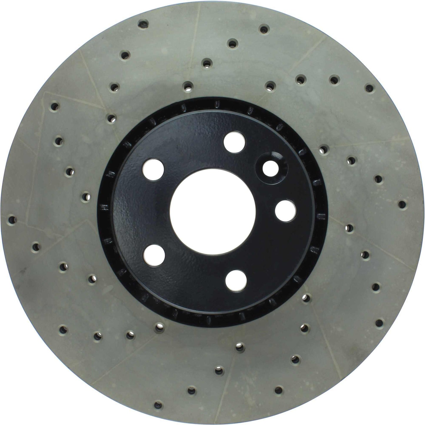 StopTech Sport Cryo Cross Drilled Brake Rotor; Front Left