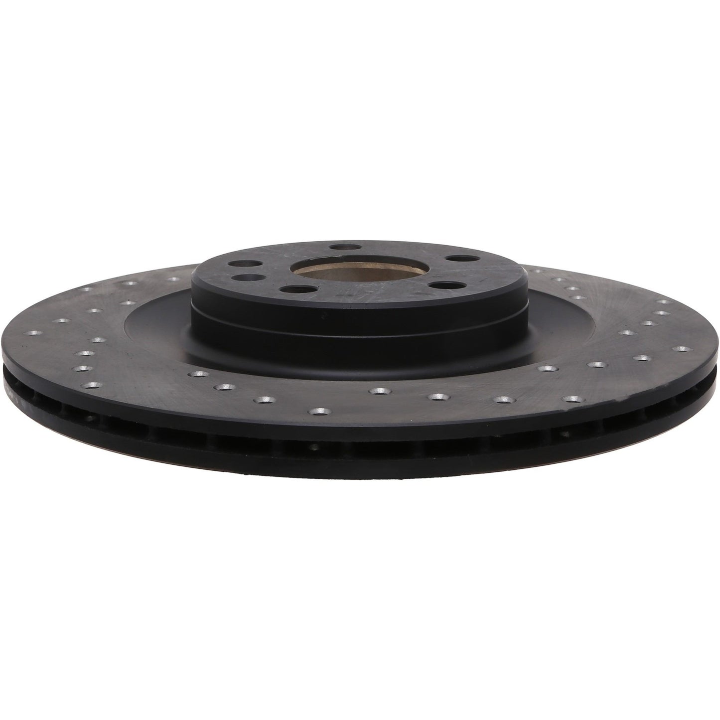 StopTech 16-17 Volvo XC90 / 2017 Volvo S90 Sport Drilled Rear Driver Side Rotor 128.39049L