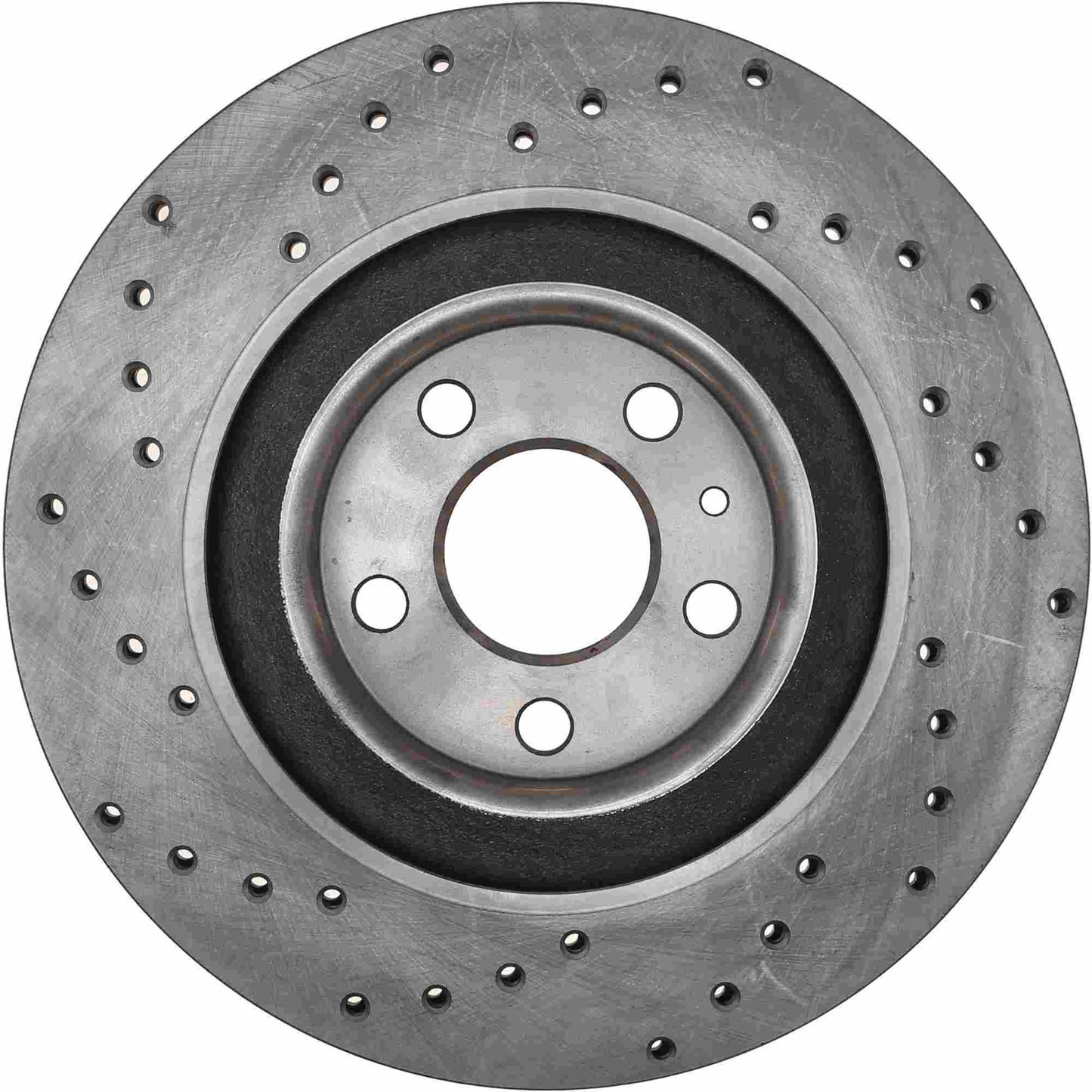 StopTech 16-17 Volvo XC90 / 2017 Volvo S90 Sport Drilled Rear Driver Side Rotor 128.39049L