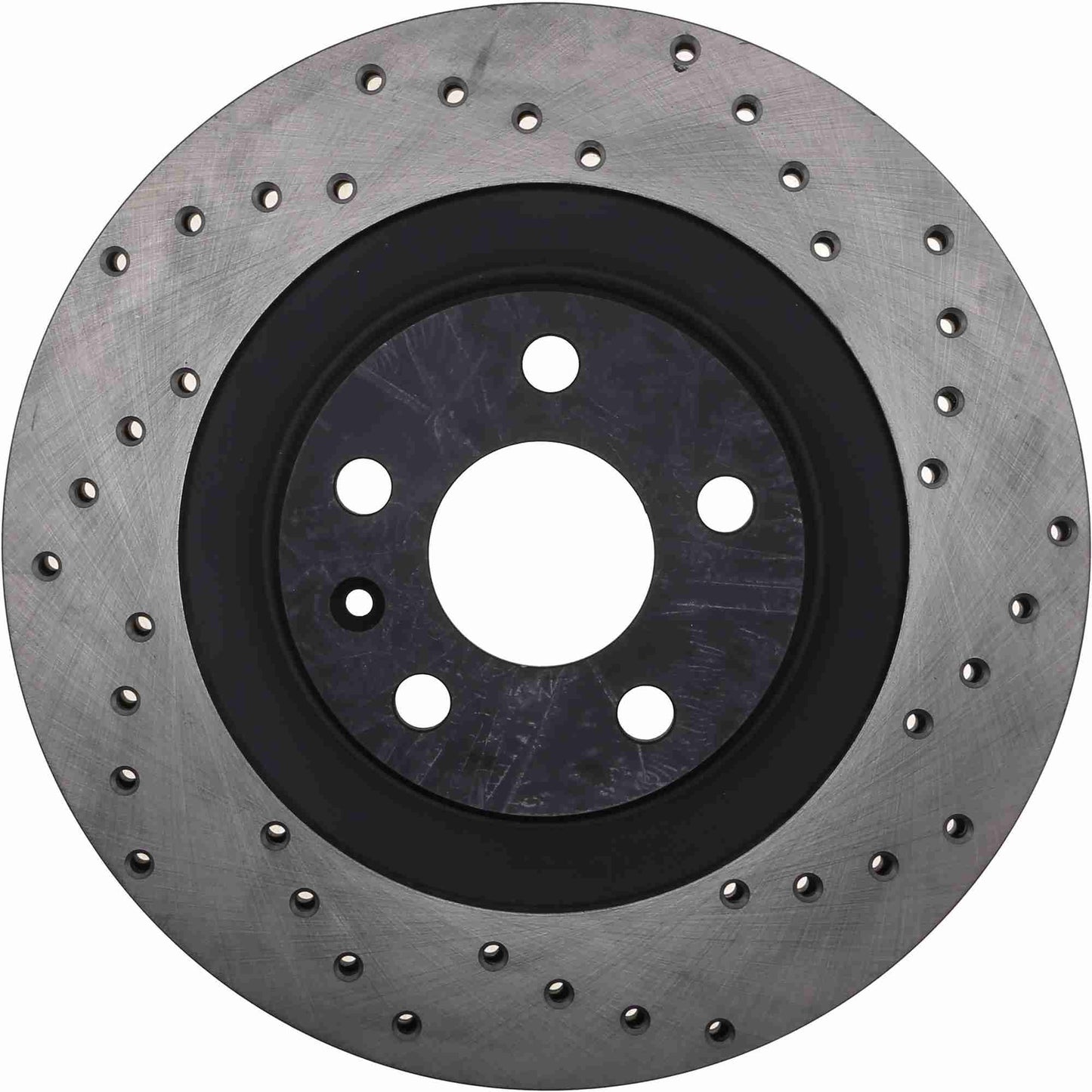 StopTech 16-17 Volvo XC90 / 2017 Volvo S90 Sport Drilled Rear Driver Side Rotor 128.39049L