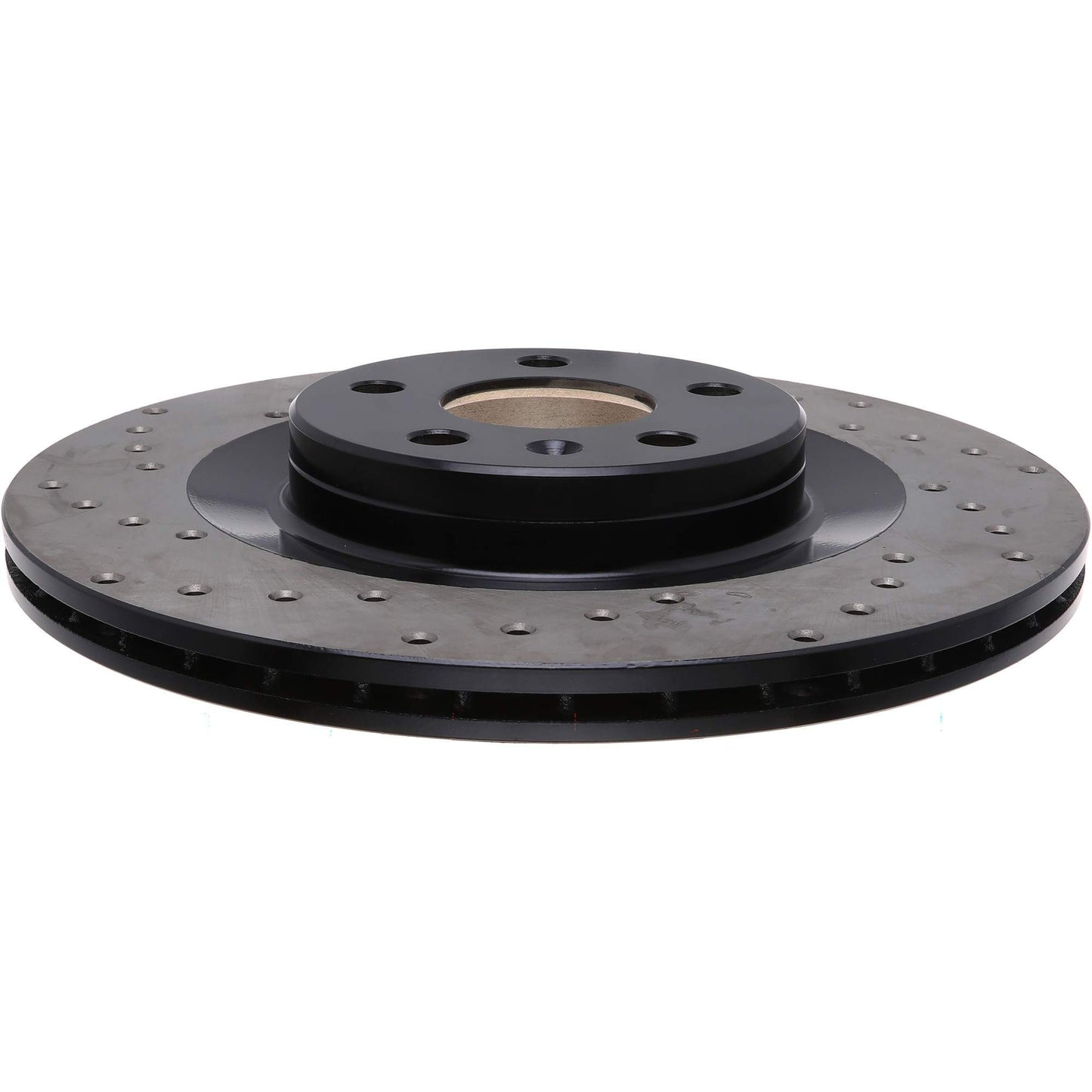 StopTech 16-17 Volvo XC90 Drilled Right Rear Rotor 128.39049R