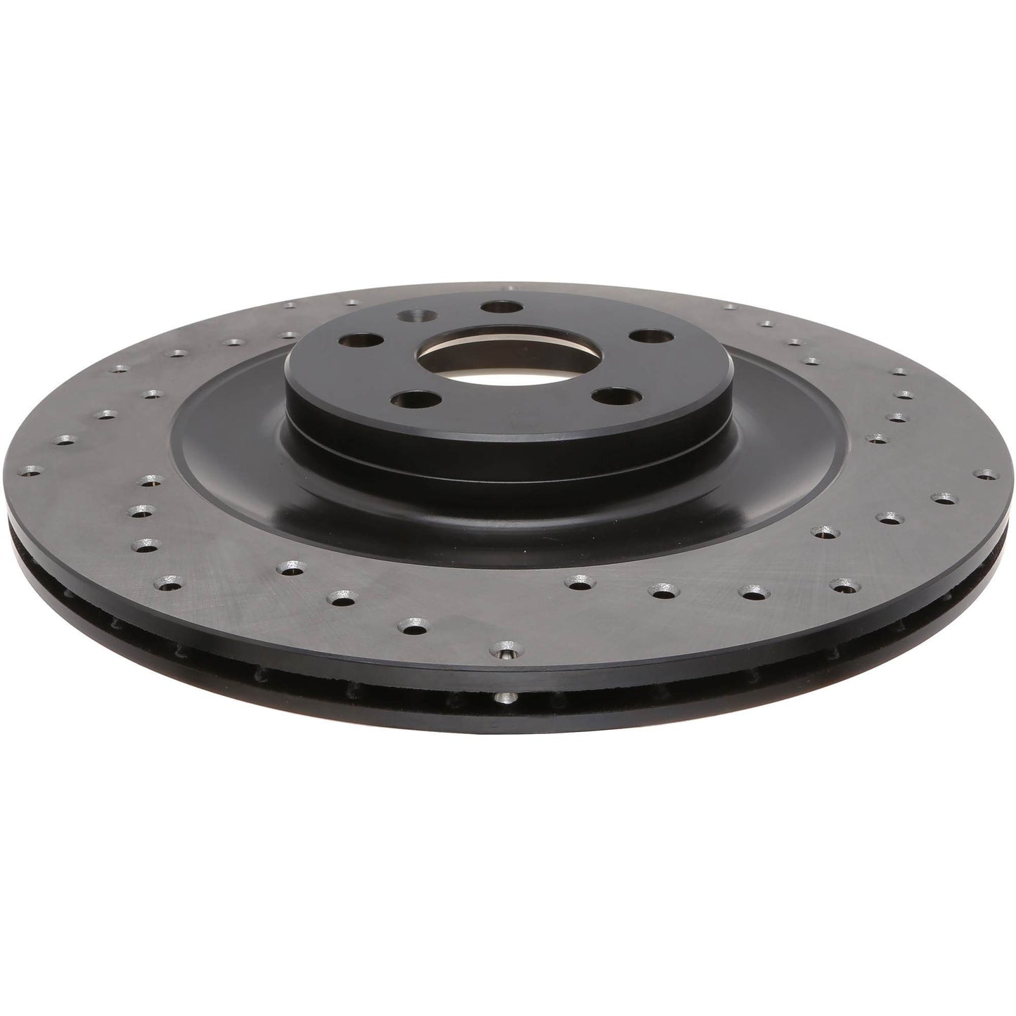 StopTech 16-17 Volvo XC90 Sport Drilled Rear Driver Side Brake Rotor 128.39053L