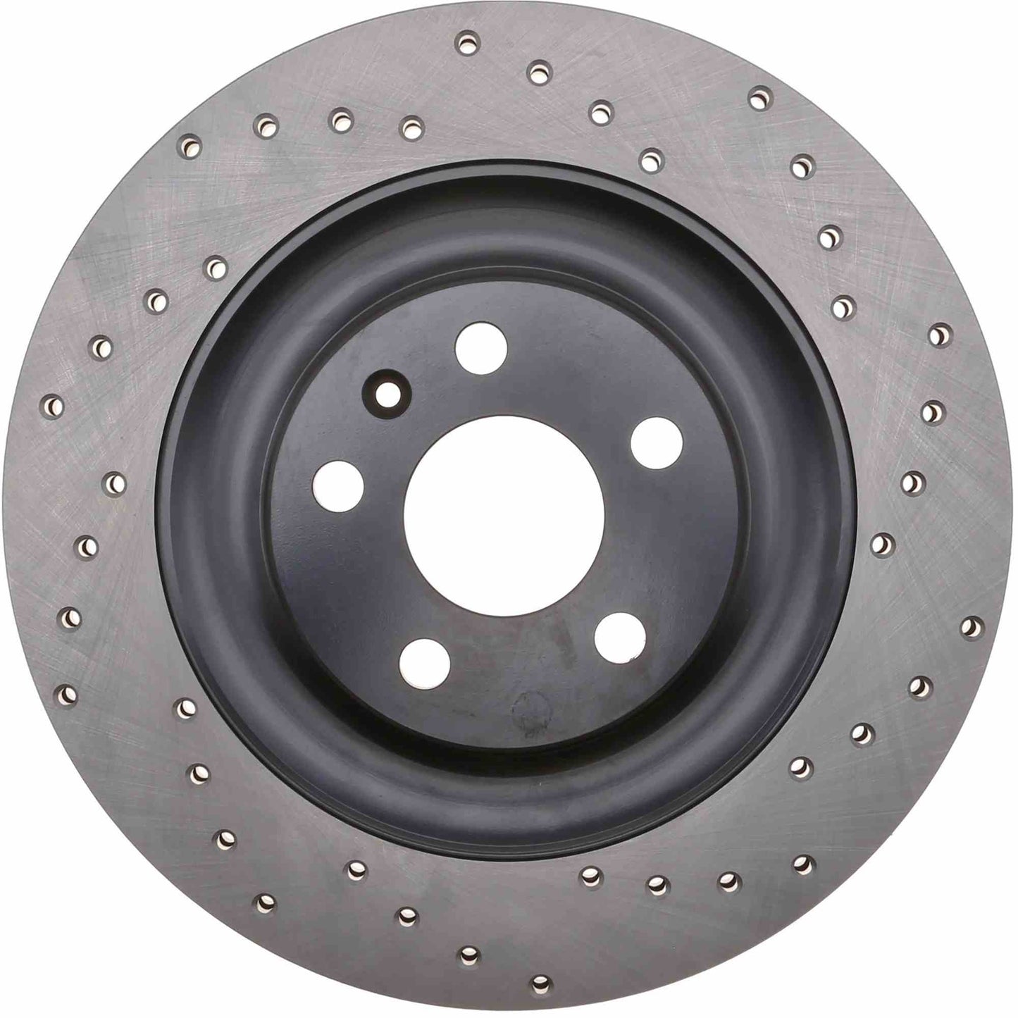 StopTech 16-17 Volvo XC90 Sport Drilled Rear Driver Side Brake Rotor 128.39053L