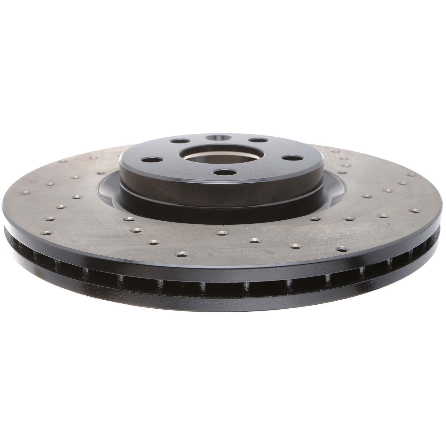 StopTech Sport Cryo Cross Drilled Brake Rotor; Front Right
