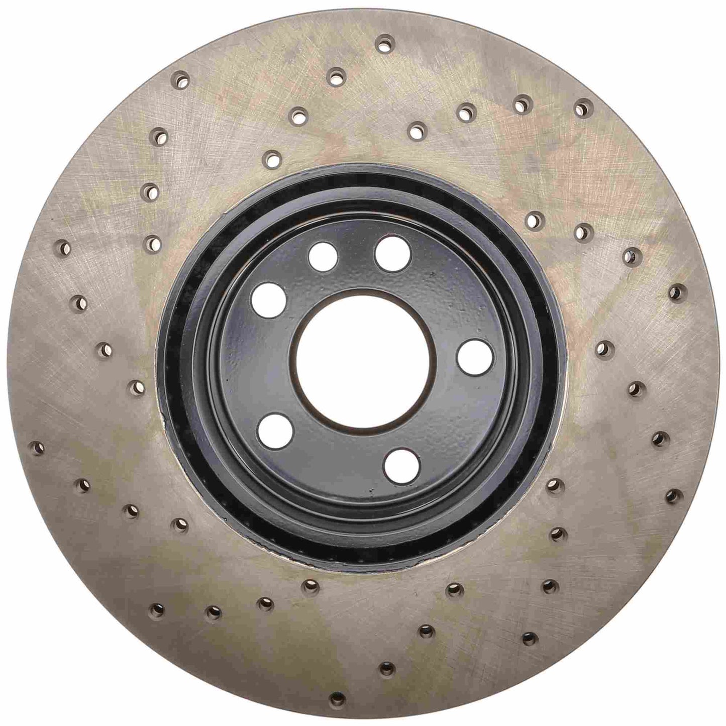 StopTech Sport Cryo Cross Drilled Brake Rotor; Front Right