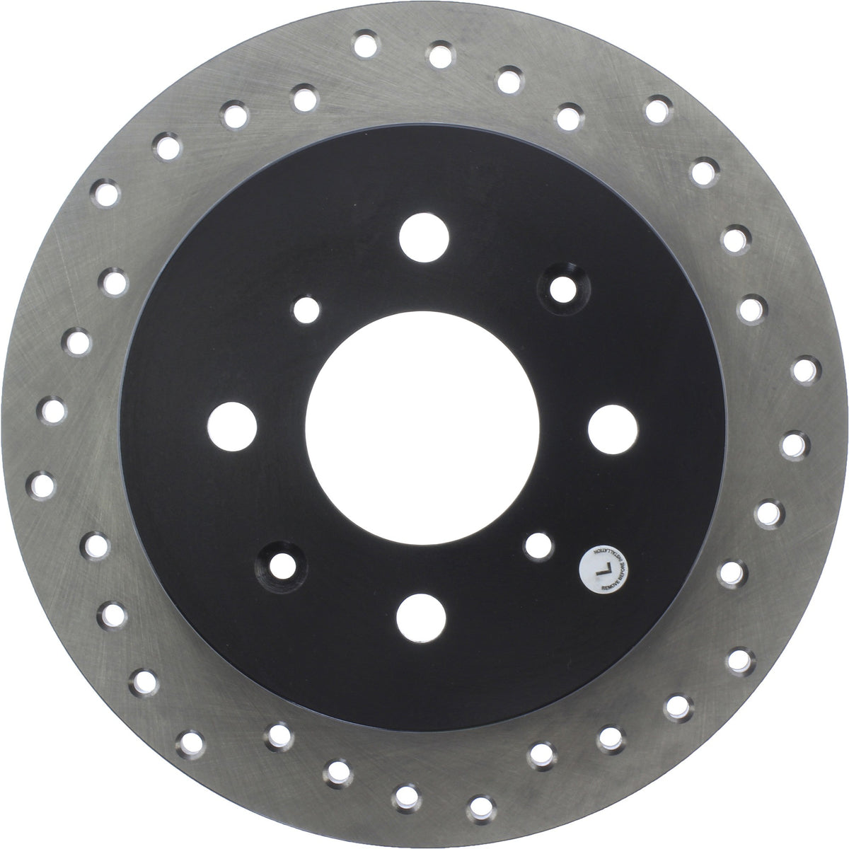 StopTech Sport Cryo Cross Drilled Brake Rotor; Front Right