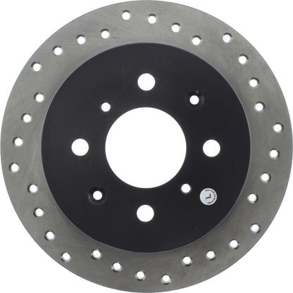 StopTech Sport Cryo Cross Drilled Brake Rotor; Front Right