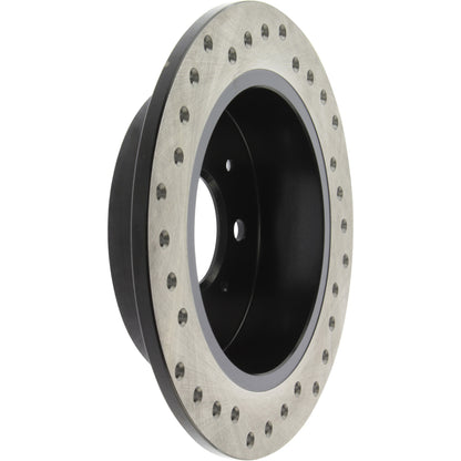 StopTech Sport Cryo Cross Drilled Brake Rotor; Front Right