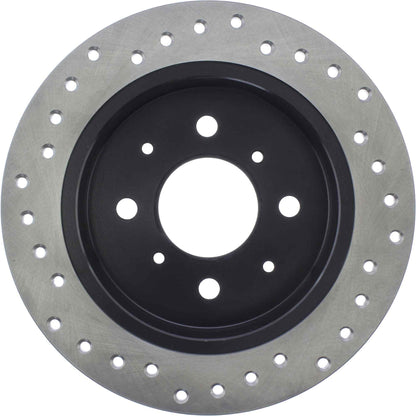 StopTech Sport Cryo Cross Drilled Brake Rotor; Front Right