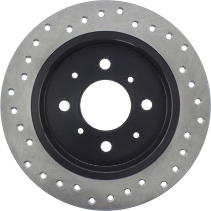 StopTech Sport Cryo Cross Drilled Brake Rotor; Front Right