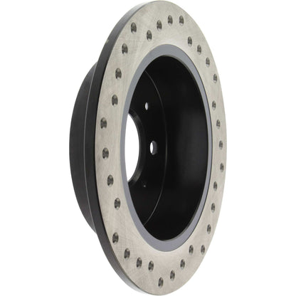 StopTech Sport Cryo Cross Drilled Brake Rotor; Front Right