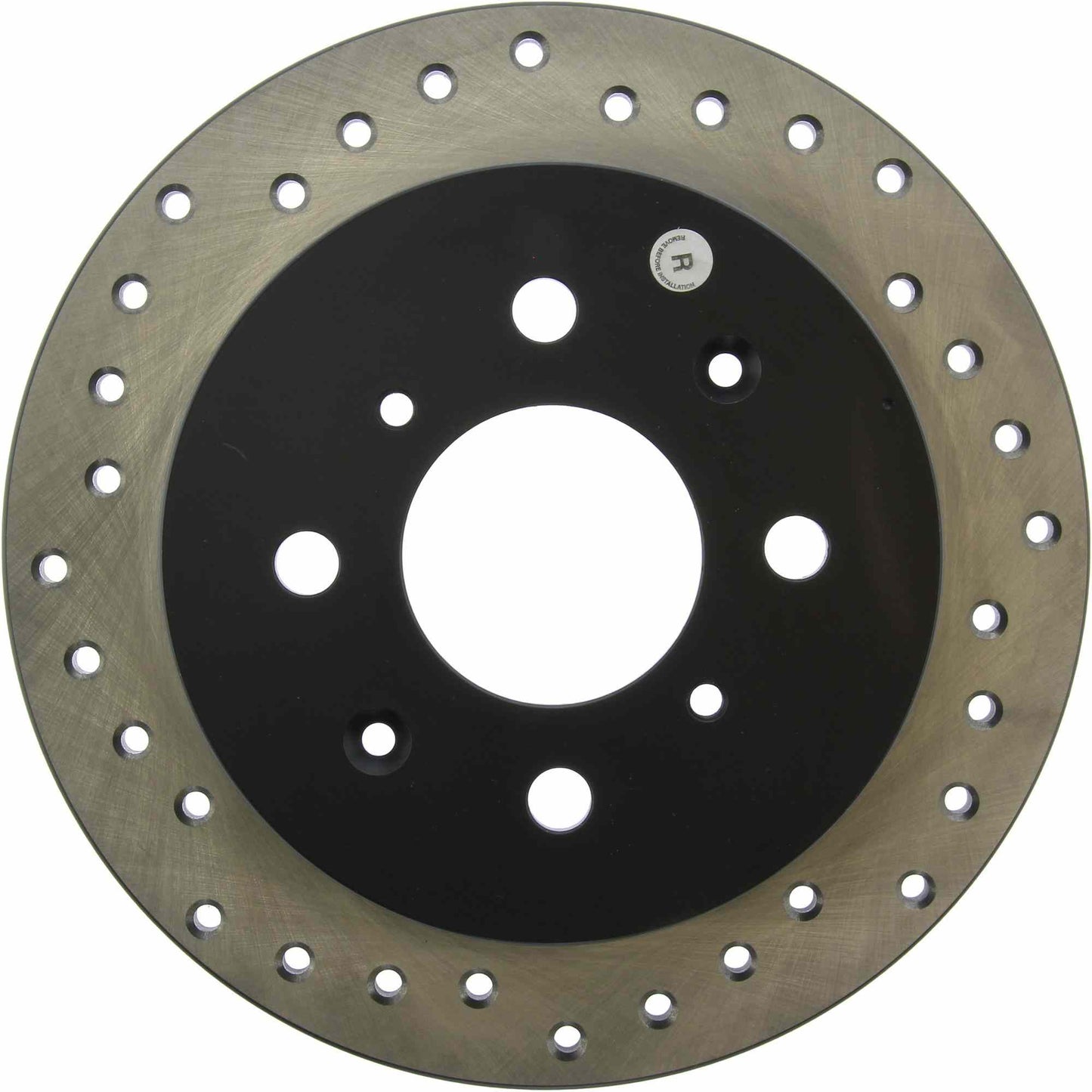 StopTech Sport Cryo Cross Drilled Brake Rotor; Front Left