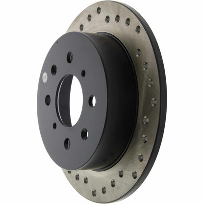 StopTech Sport Cryo Cross Drilled Brake Rotor; Front Left