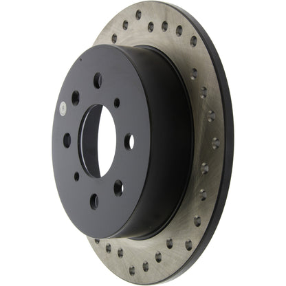 StopTech Sport Cryo Cross Drilled Brake Rotor; Front Left
