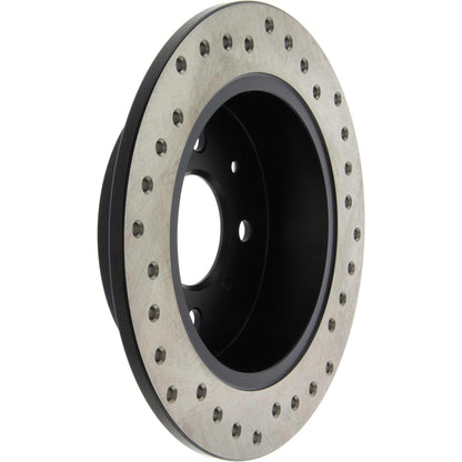 StopTech Sport Cryo Cross Drilled Brake Rotor; Front Left