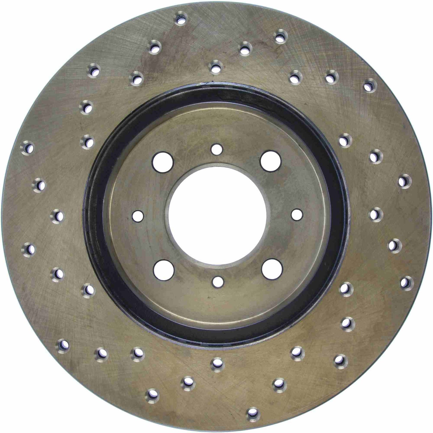 StopTech 90 Honda Prelude Si / 91 Prelude Drilled Left Front Rotor 128.40018L