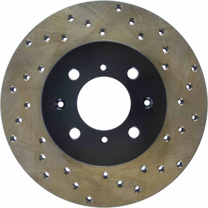 StopTech 90 Honda Prelude Si / 91 Prelude Drilled Left Front Rotor 128.40018L