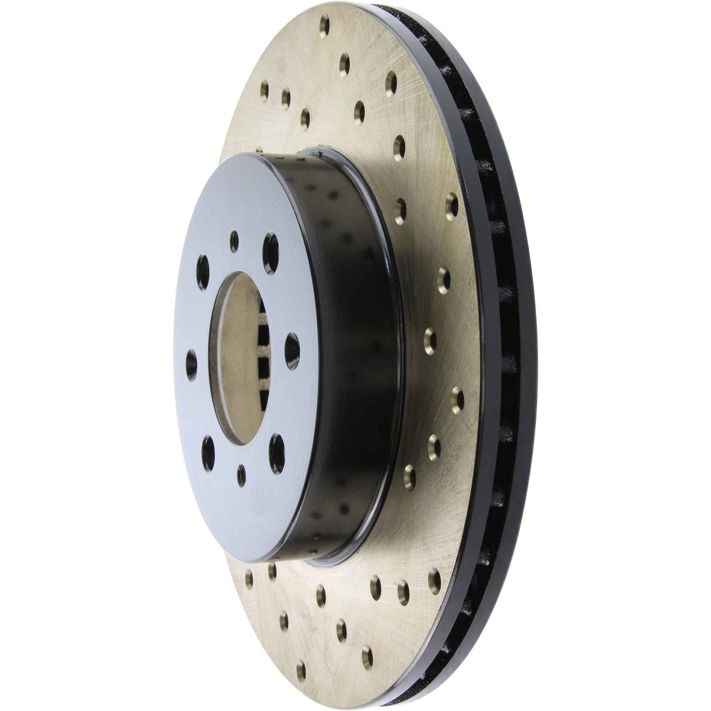 StopTech 90 Honda Prelude Si / 91 Prelude Drilled Left Front Rotor 128.40018L