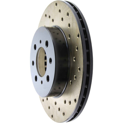 StopTech 90 Honda Prelude Si / 91 Prelude Drilled Left Front Rotor 128.40018L
