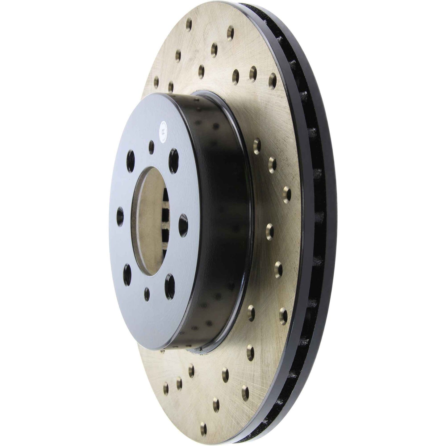 StopTech 90 Honda Prelude Si / 91 Prelude Drilled Right Front Rotor 128.40018R