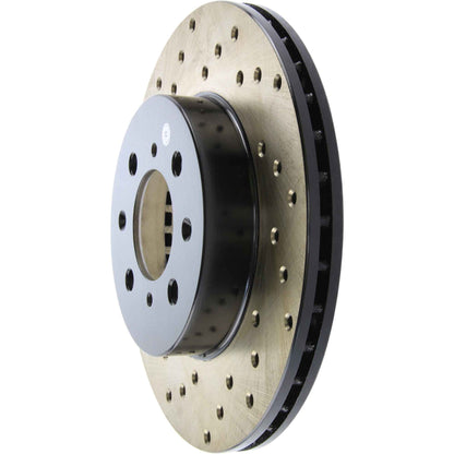 StopTech 90 Honda Prelude Si / 91 Prelude Drilled Right Front Rotor 128.40018R