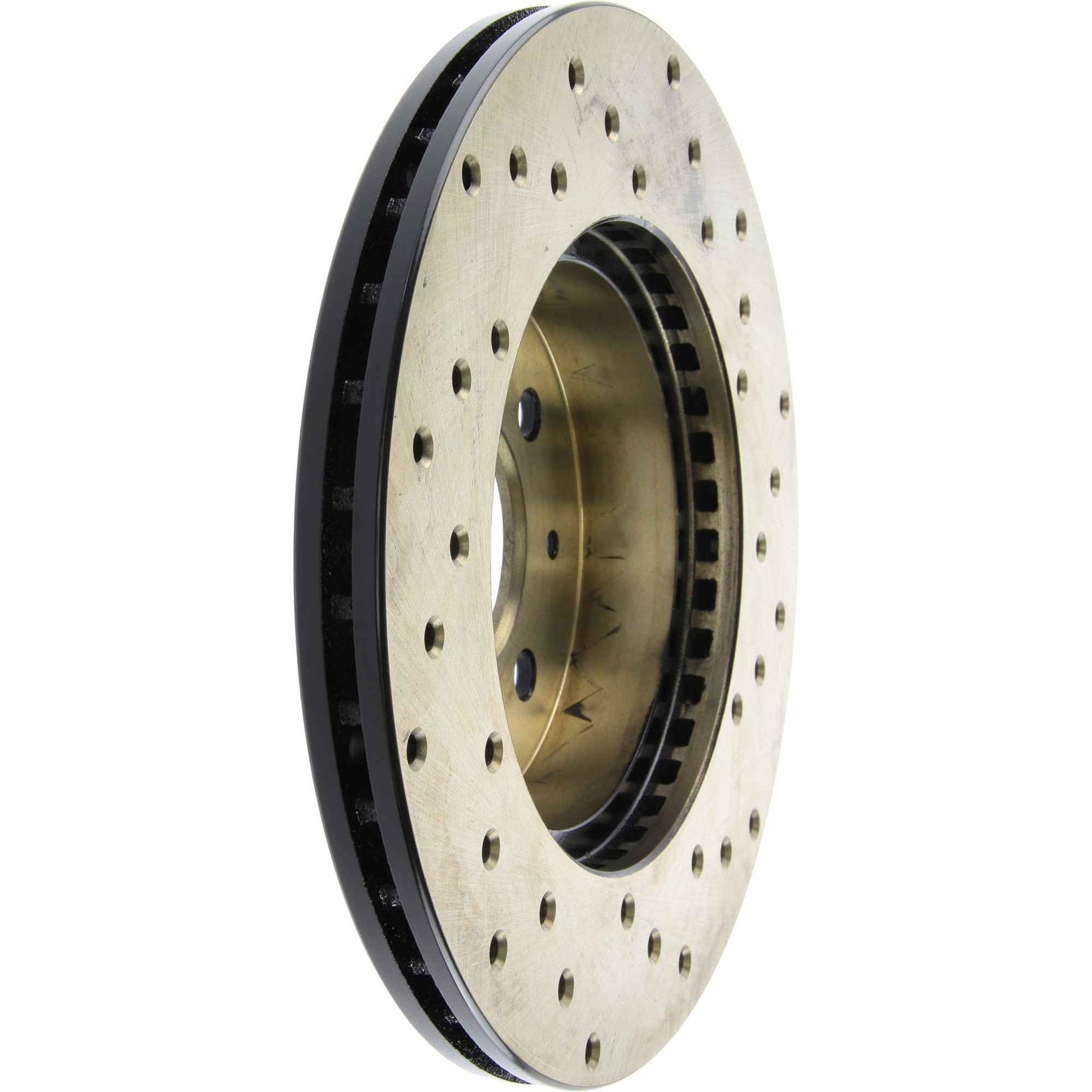 StopTech 90 Honda Prelude Si / 91 Prelude Drilled Right Front Rotor 128.40018R
