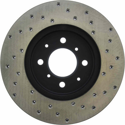 StopTech Sport Cryo Cross Drilled Brake Rotor; Front Left